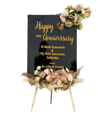Papan Bunga Akrilik Penatahan
